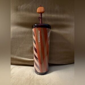 Starbucks Fall 2025 Pumpkin Topper
Hot Cold Sip Straw Tumbler Cup
Halloween 24oz